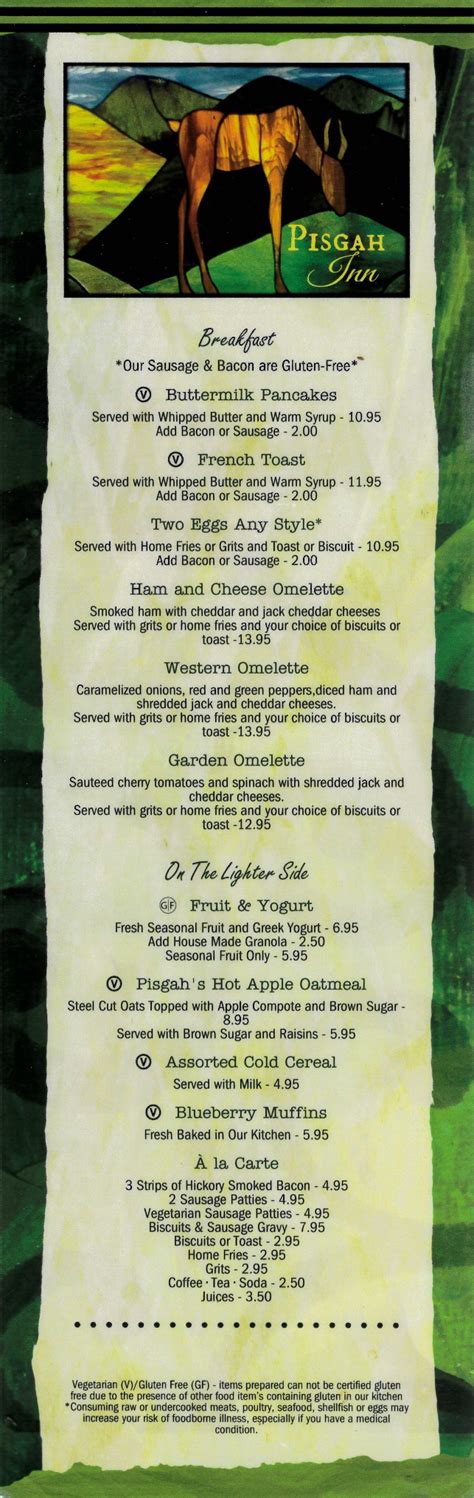 pisgah inn restaurant reservations|pisgah inn lunch menu.